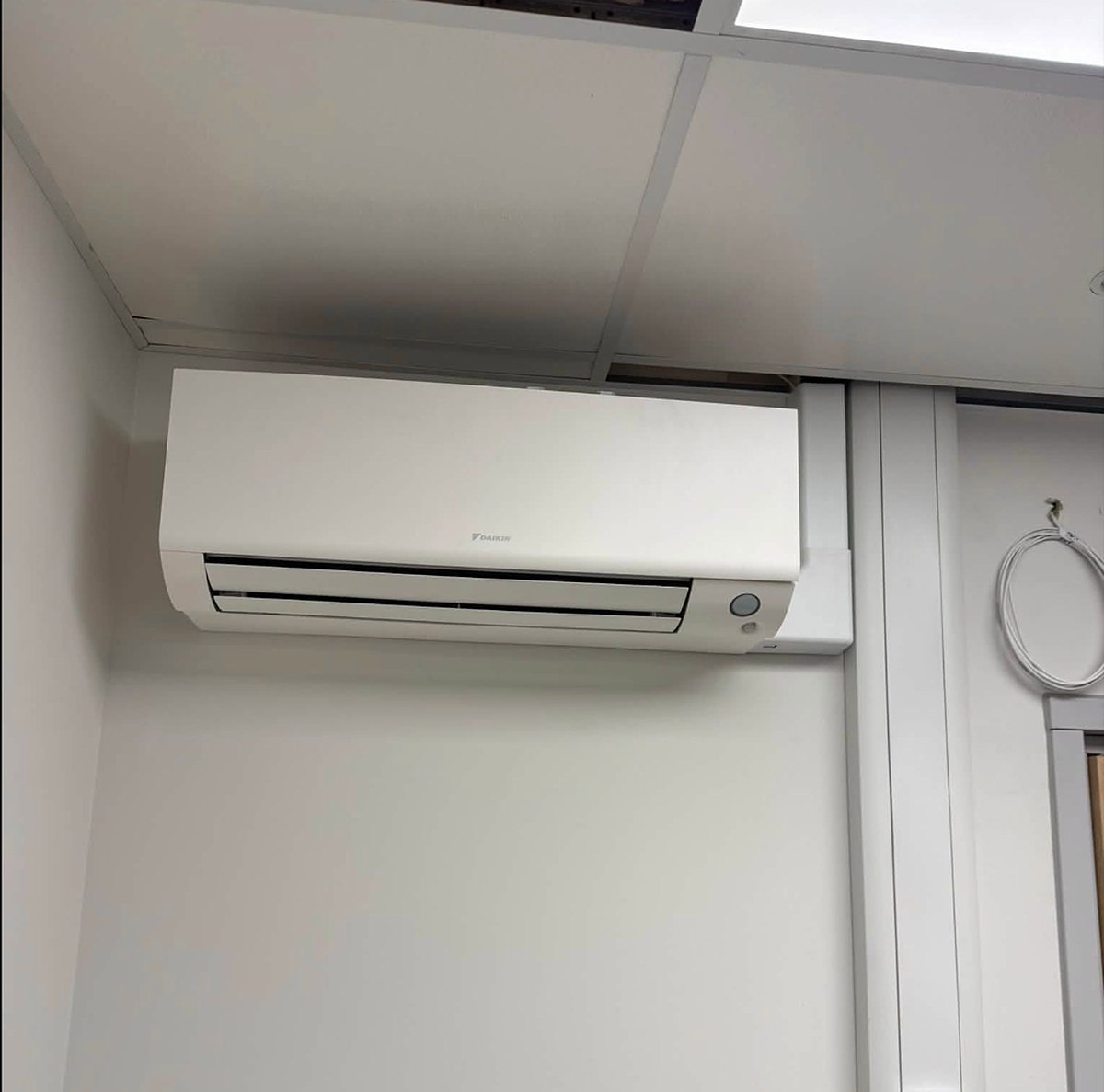 Daikin wall-mounted air conditioning unit installed by Wilson Refrigeration